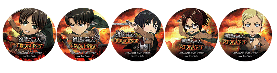 ブレオダ(進撃の巨人)のオリジナルパスケース(非売品)｜キャラクター玩具